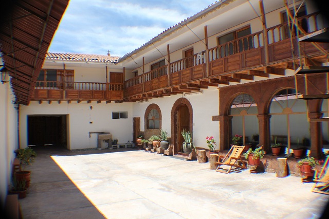 View of the patio at GringoWasi